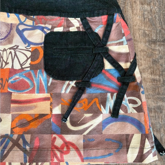 Vintage Custo Barcelona Graffiti Print Mini Skirt - Picture 10 of 16